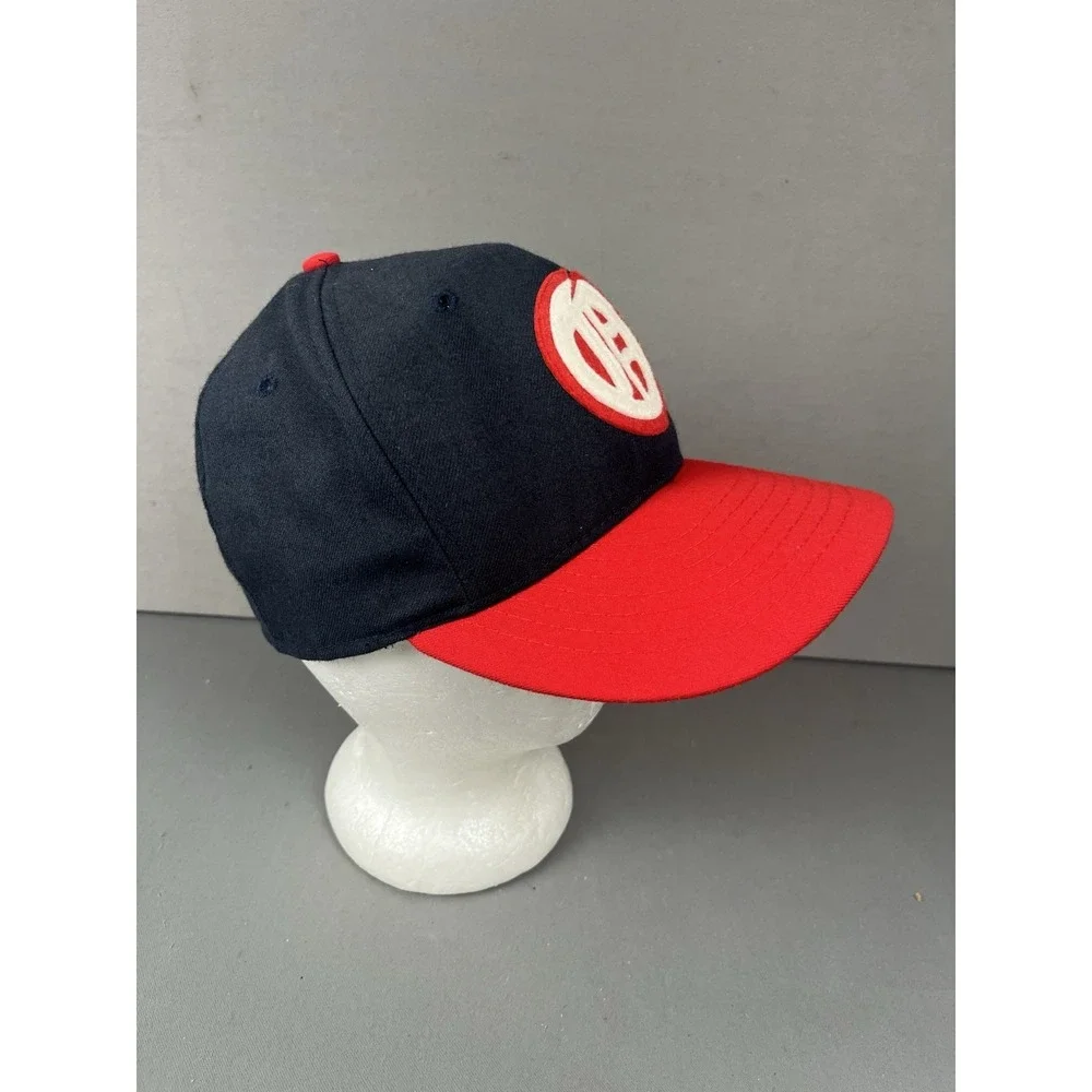 Roman Pro VTG MiLB Oakland Oaks Baseball‎ Hat 1940's Cap Fitted 7 Brockton MA